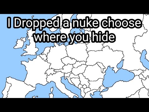 I Dropped a nuke try to hide (not real) #shorts #nuke #maps #viral #pekroler