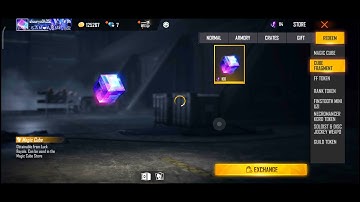 Exchanging Magic Cube from Magic fragments - Garena Free Fire