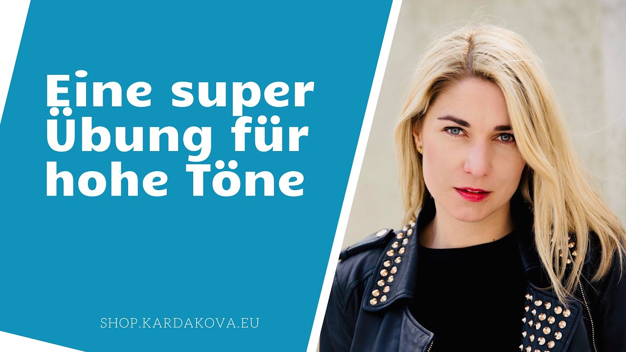 Eine super Übung für hohe Töne