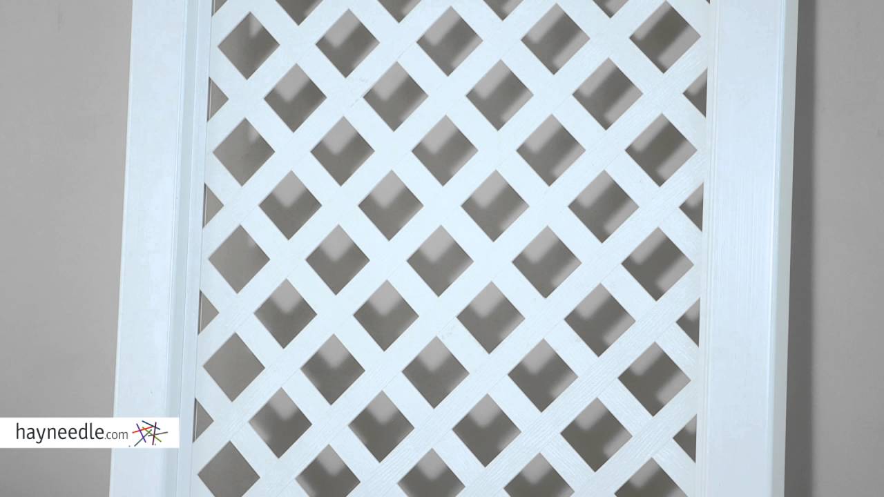 Nantucket 7-Foot Vinyl Arch Trellis - Product Review Video
