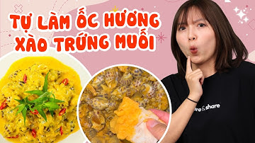 Tự Làm Ốc Hương Xào Trứng Muối | Pít Ham Ăn