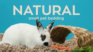 A cozy, natural home for your small pet with carefresh natural small pet bedding