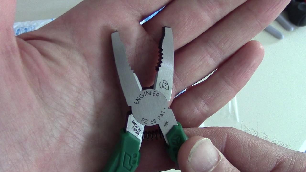 Engineer PZ58 Pliers (Made in Japan) YouTube