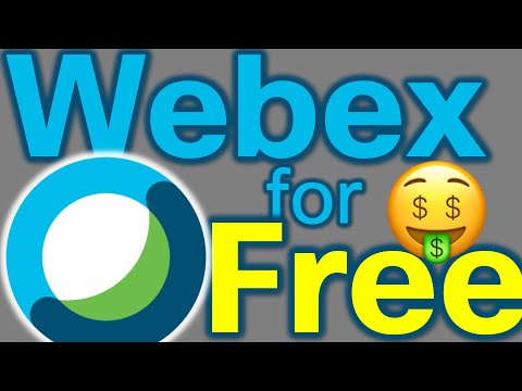 Video: Er der en gratis version af Webex?