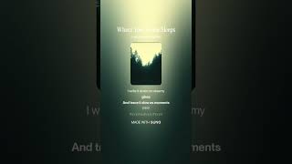 Where Your Name Sleeps