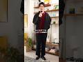 黒×赤の色合わせはやっぱり格好良い！【服好き30代男】 #メンズファッション #古着コーデ #ootd