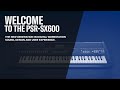 Синтезатор YAMAHA PSR-SX600