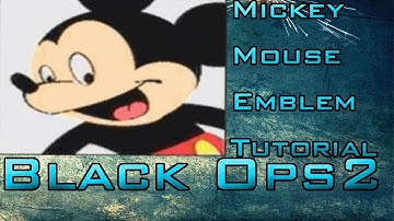 Black Ops 2 - How To Make A Mickey Mouse Emblem! (Tutorial) HD