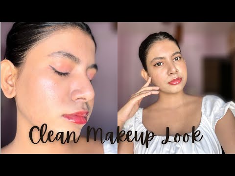 Clean Makeup Look On Acne Prone Skin ✨ | Clean Girl Makeup Using Affordable Products