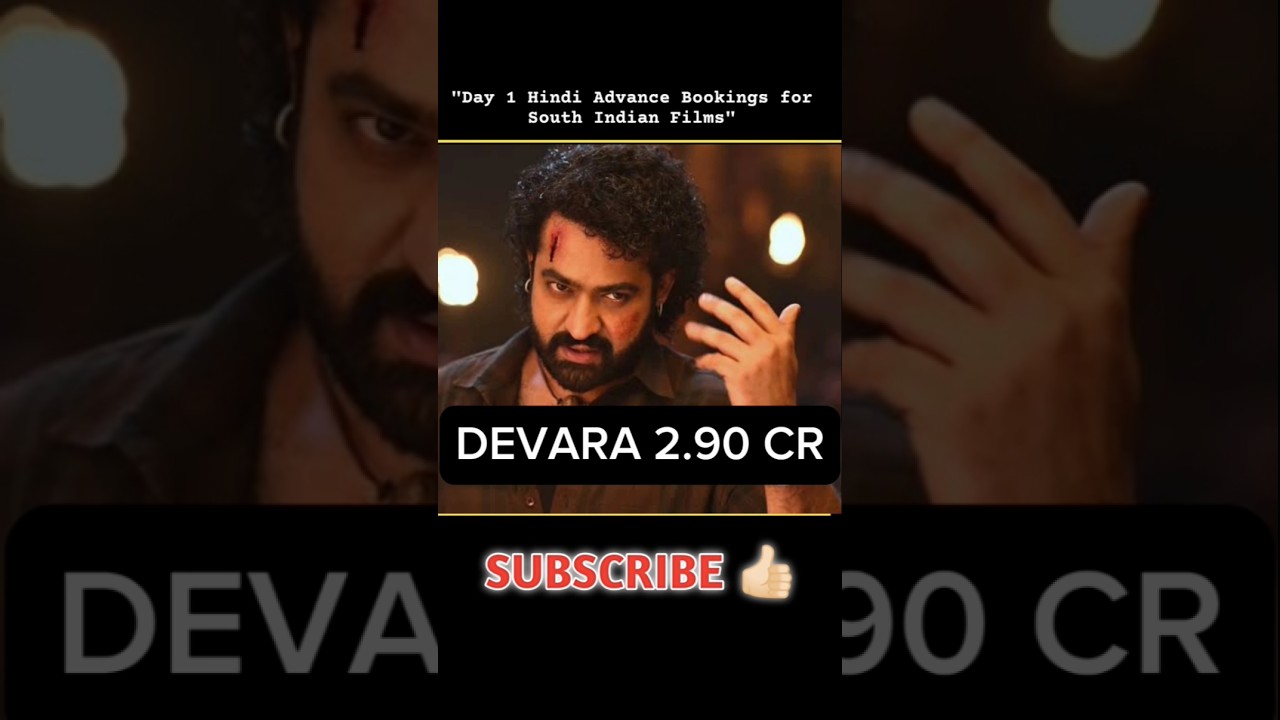 "Day 1 Hindi Advance Bookings for South Indian Films"