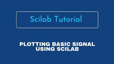 Scilab Tutorial-1| How to plot unit impulse signal in scilab| Scilab basics.