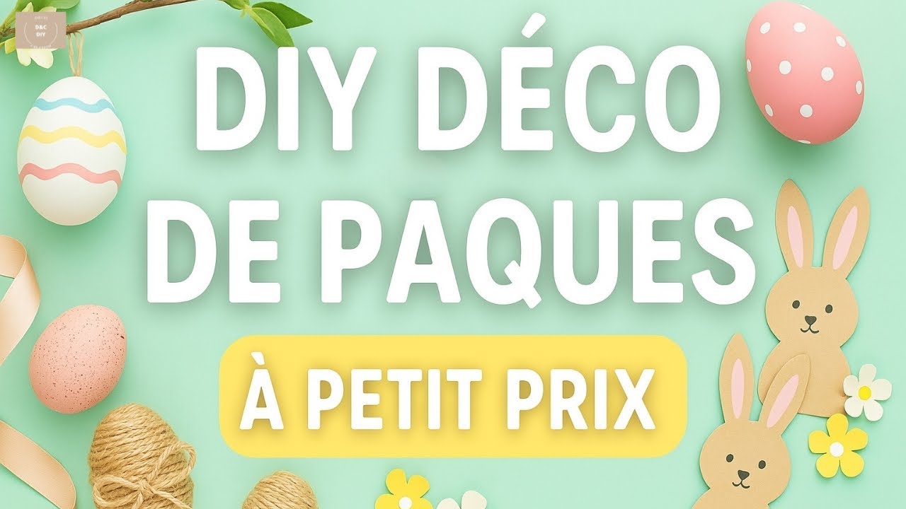 Figurine De Lapin En Raphia - Décoration De Pâques - Décoration De