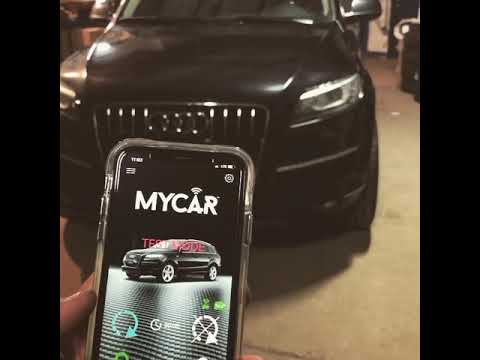 2015 Audi Q7 Cell phone Remote starter. No Key Lost! - YouTube