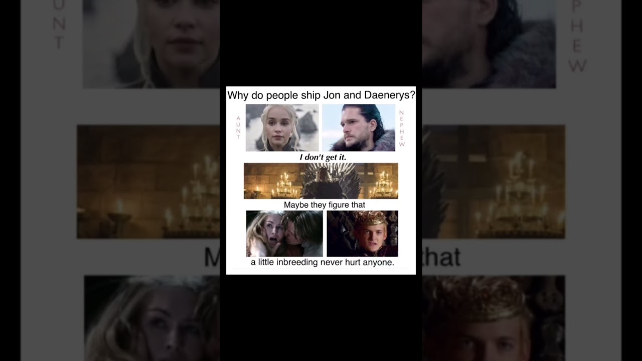 why do people ship jon and Daenerys?#gameofthrones #emilia #jonsnow #viral
