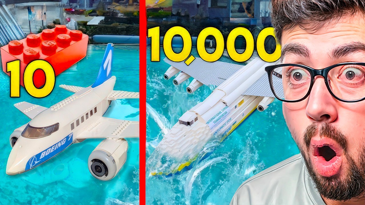 ACCIDENTES DE AVIONES REALES EN LEGO 😱 !!