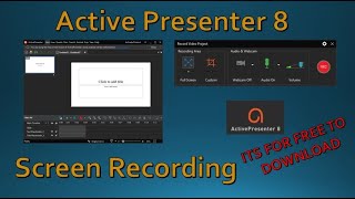 Active Presenter ( Screen Recording ) tutorial