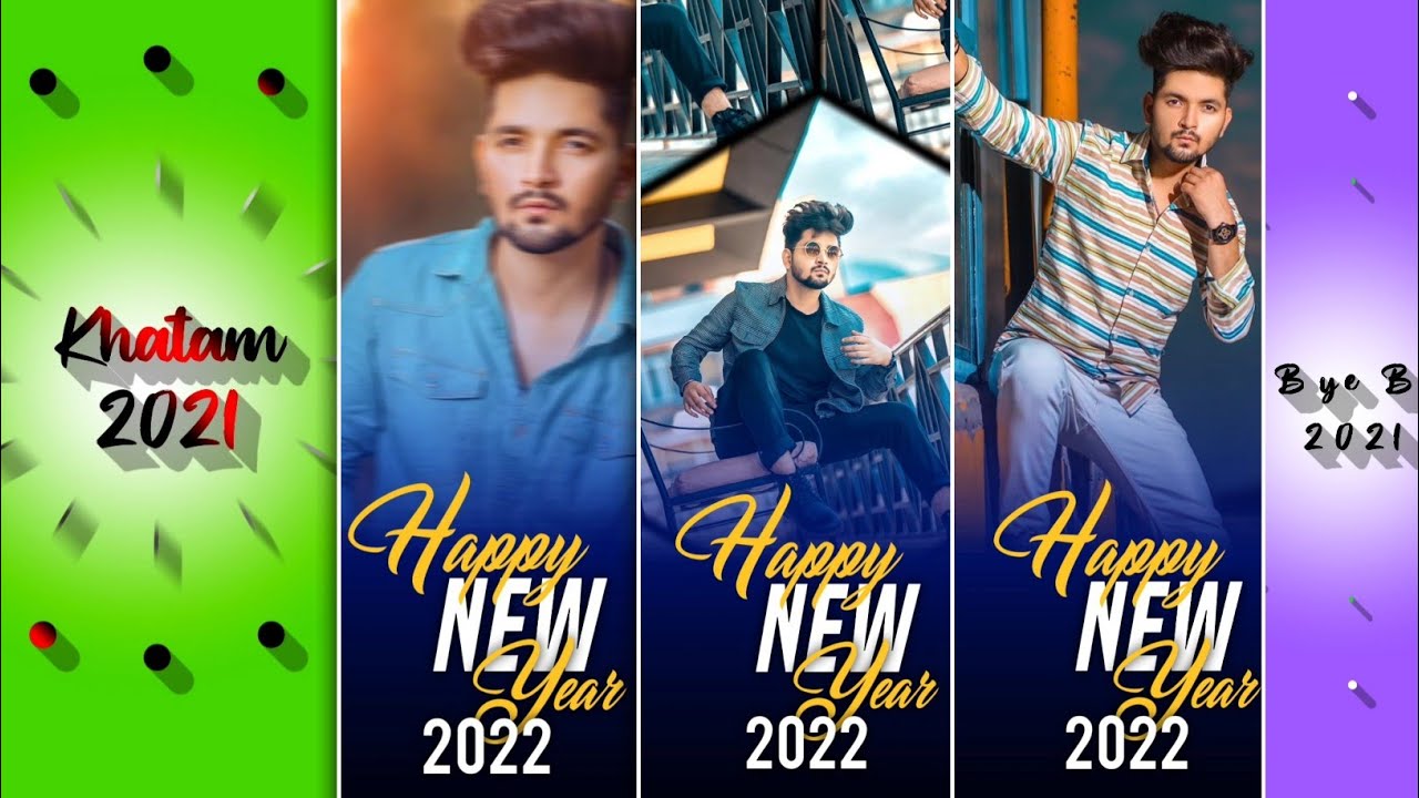 Happy New Year 2022 Status Video Editing Tutorial - Happy New Year Video Kaise Banaye - Tutorial