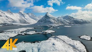 Удивительная природа Норвегии с высоты - Расслабляющий фильм с музыкой (5 часов) - Часть №1