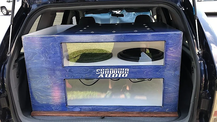 2 15S BEAUTIFUL SUBWOOFER BOX BUILD