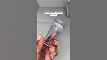 Testing DOLLAR TREE NAIL STAMP 🤍 #nails #tutorial