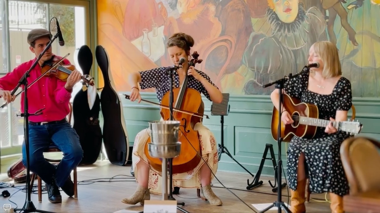 Nat & Kat Cajun String Band with Coleman Akin - Chere Bassette - New Orleans, LA, February 15, 2026