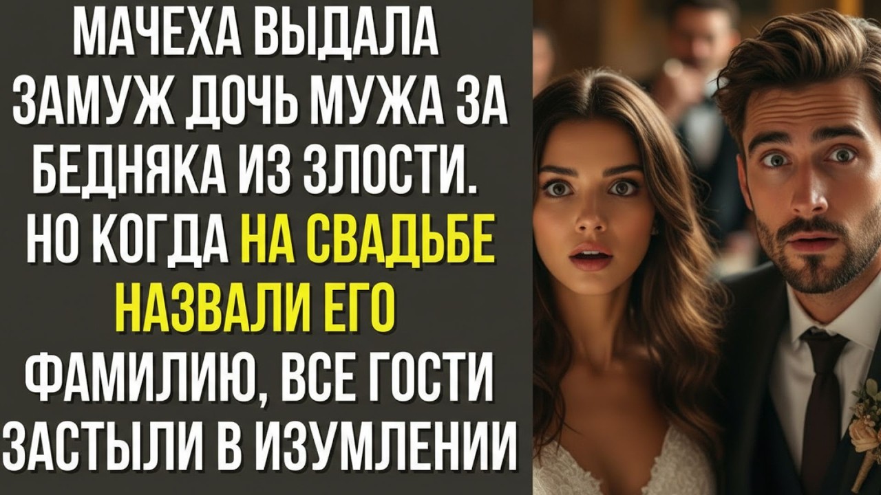 Мачеха выдала замуж дочь мужа за бедняка из злости  Но когда на свадьбе назвали его фамилию