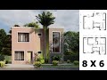 Casa 8 x 6 m / House 8 x 6 m