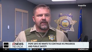 Lyon County Sheriff Brad Pope announced reelection bid for next year
