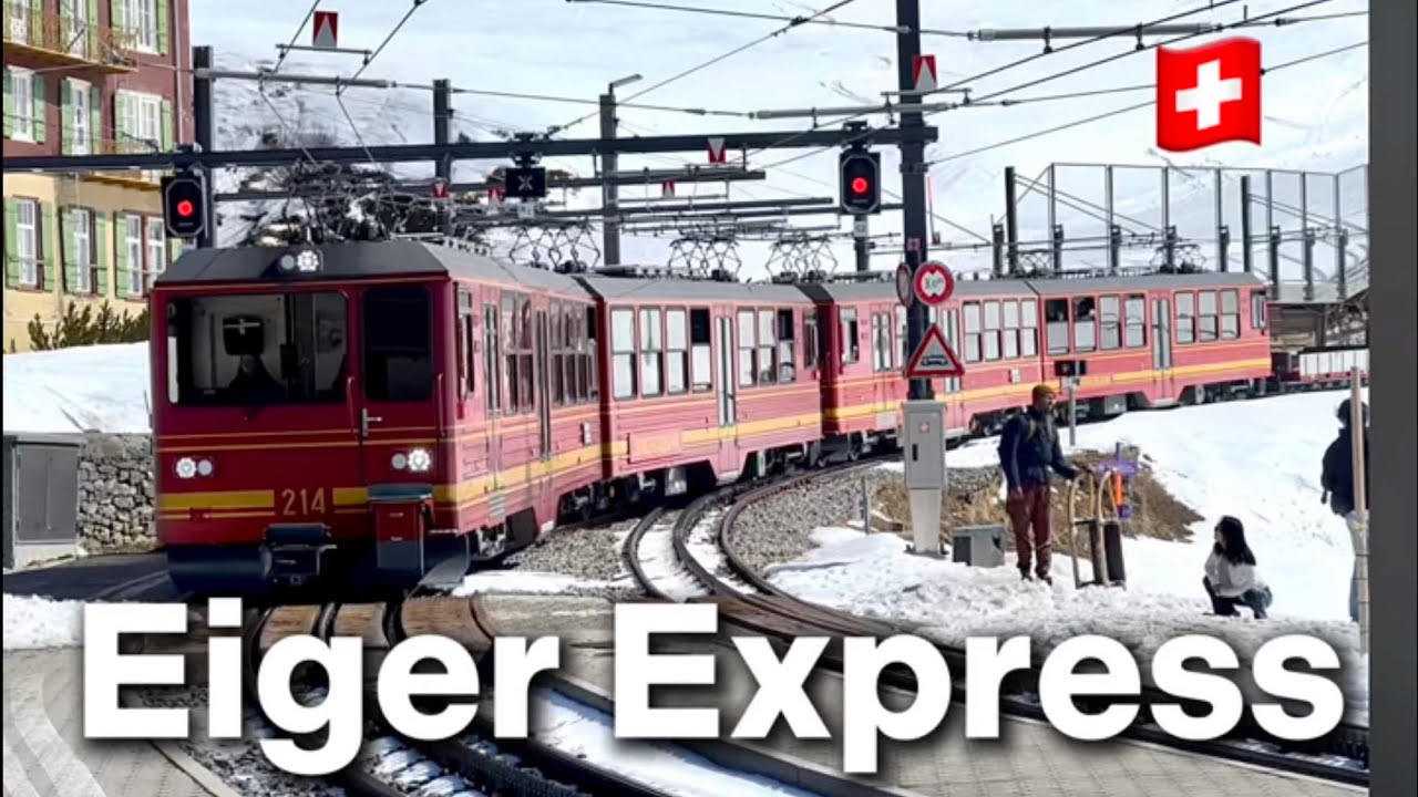 From Spring back into the snow | From Grindelwald to Kleine Scheidegg | Switzerland 🇨🇭