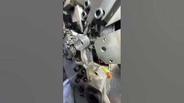 torsion spring with probe detection function on CNC spring forming coiling machine JTC-512