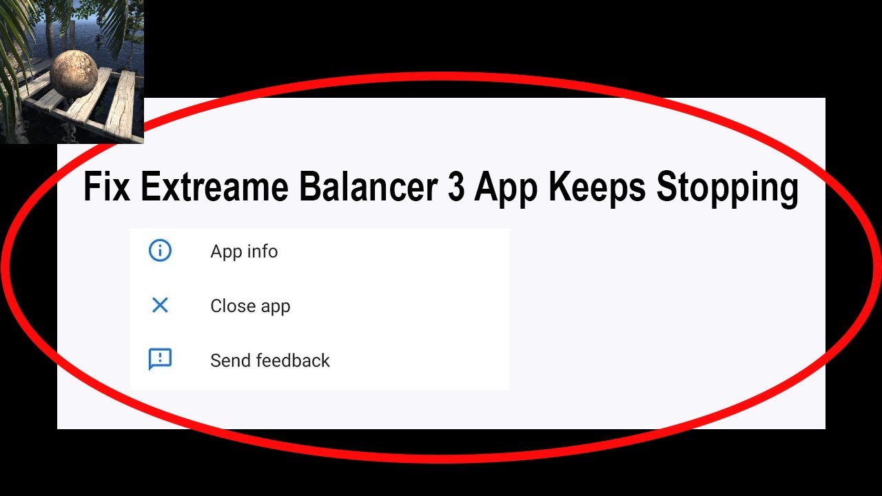 Fix Extreame Balancer 3 Keeps Stopping | Extreame Balancer 3 Crash ...