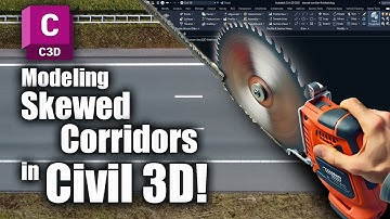 Modeling Skewed Corridors in Civil 3D