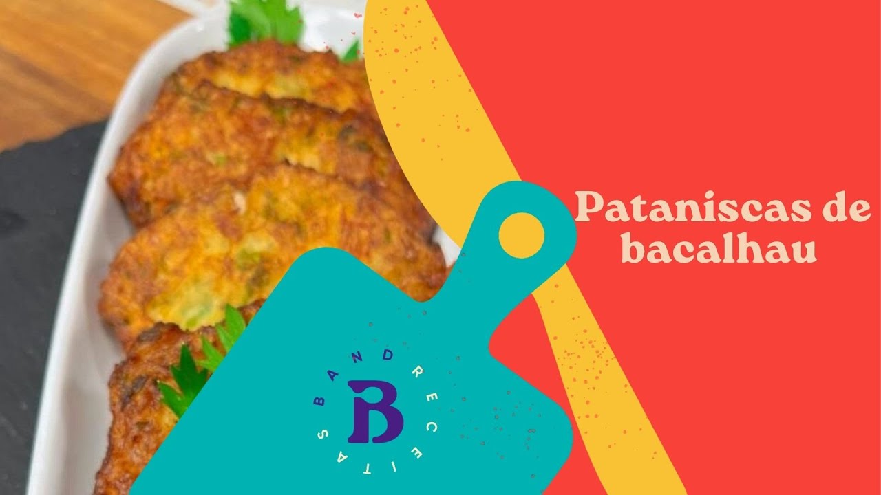 Como fazer pataniscas de bacalhau Chef Daniella Brito The Chef