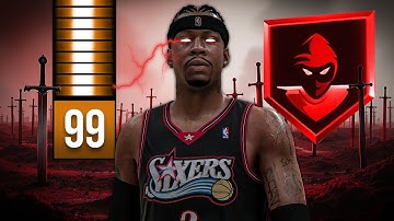 This 99 BALL HANDLE Allen Iverson Build is a BLUR on NBA 2K26...