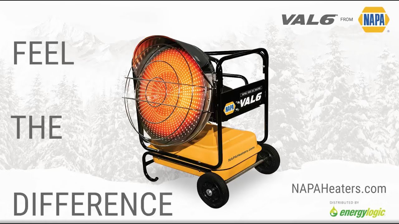 VAL6 Portable Radiant Heaters from NAPA Feel the Difference YouTube