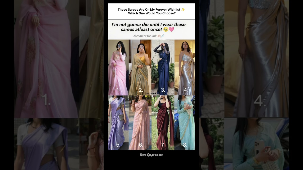 These Sarees Are On My Forever Wishlist ✨ | Which One Would You Choose? 