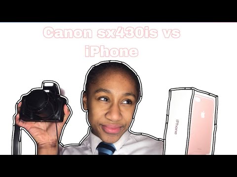 Canon PowerShot SX430 IS camera vs iPhone camera + review