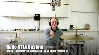 Røde NT1A Custom vs Neumann TLM 103  vs Studio Projects C1