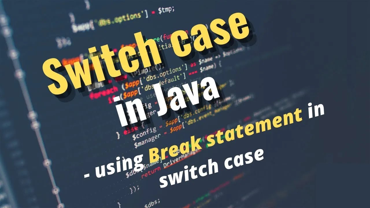 Switch Case statement in Java - in HINDI || Use of Break Statement in ...