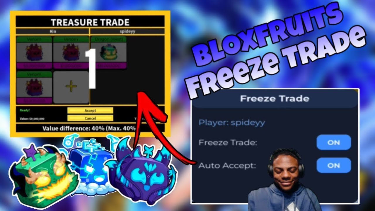 [🐲DRAGON Fruit] Blox Fruits Freeze Trade Script | ZeroScripts | Trade Scam | Auto Accept | Keyless
