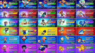 All Brawlers & All Skins Unlock Animations | Wendy, Nori in Brawl Stars