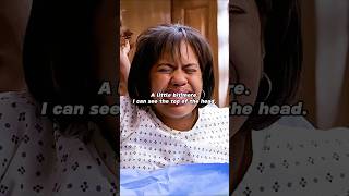 Dr.Bailey was giving birth while her husband had a car accident that same day.