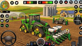 New Tractor Farming Driving Simulator 3d - New Tractor Game Android Gameplay - Plowing the Field screenshot 2