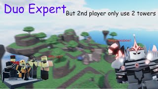 Duo Expert but other player only use 2 towers | Tower Blitz