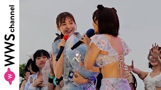 元ラストアイドル・阿部菜々実、フィナーレで花束！バーレスク東京、初登場アイドル達がランウェイを彩る！＜近代麻雀水着祭2024＞