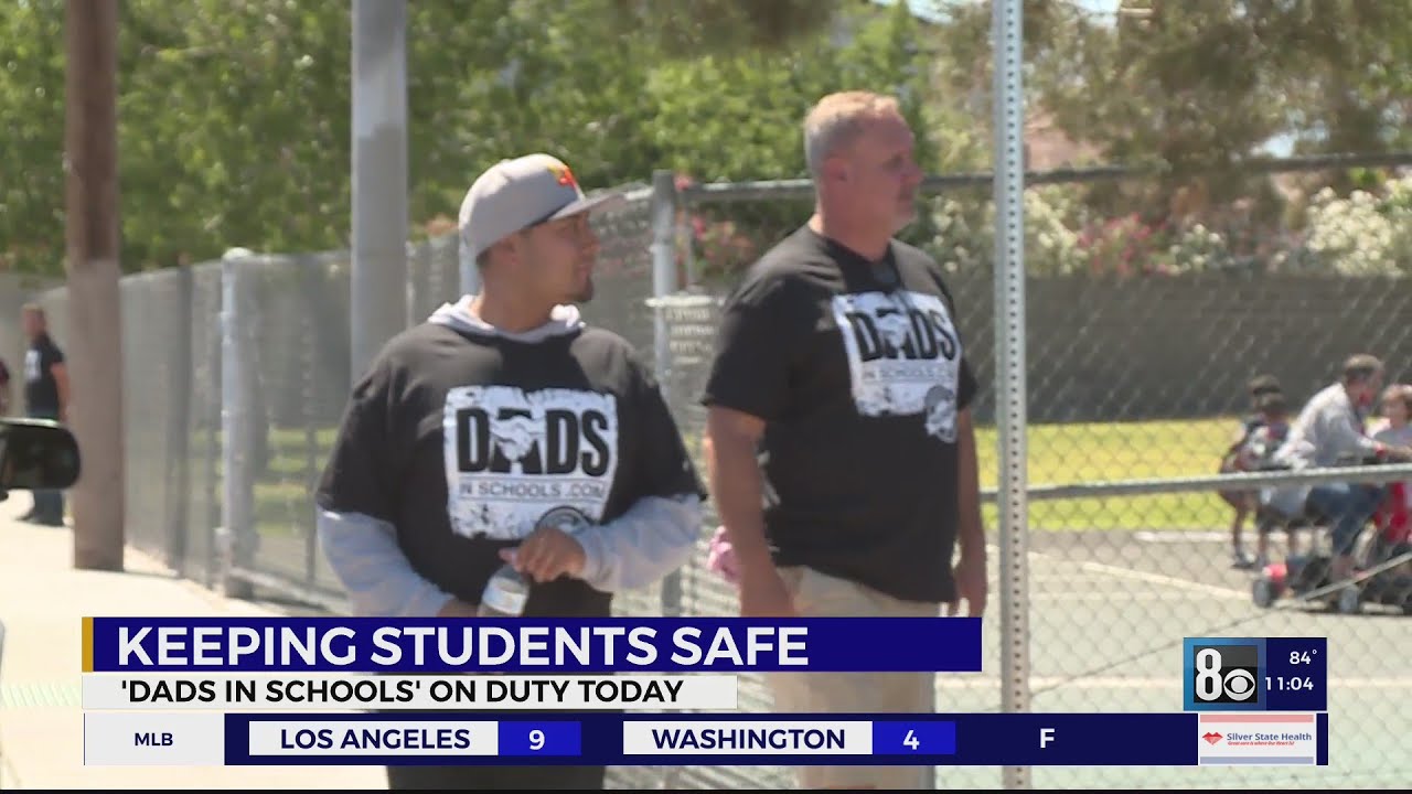 'Dads in School' volunteer program begins first day as school year winds down