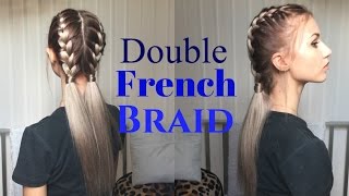 How to: Awesome, Easy Double French Braid | Stella screenshot 2