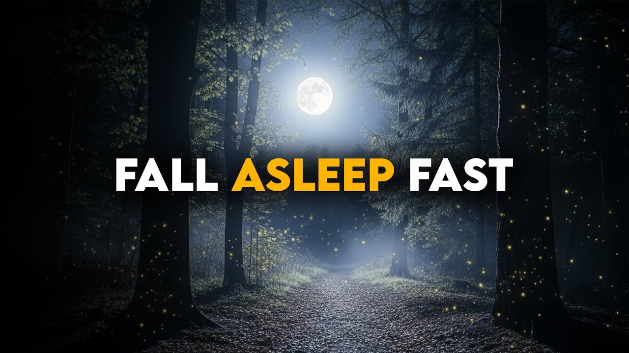 A Gentle Walk Through a Moonlit Forest | Drift Into Deep Sleep