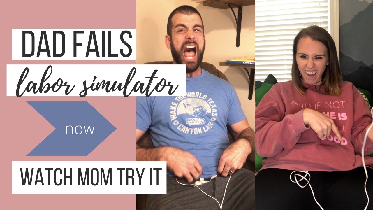 Папа ПРОВАЛИВАЕТ симуляцию родов, но МАМА справляется!