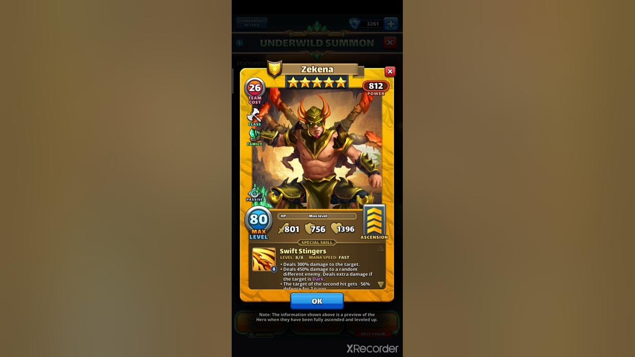 Empires and Puzzles ZEKENA Review Is He Good? ZEKENA Recenzja Czy